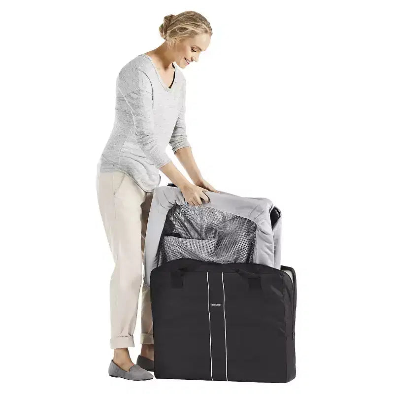 Culla da viaggio Light Light Silver: Borsa per il trasporto, Telaio in acciaio, Si ripiega per un facile trasporto