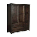 Armadio Grain Wood Furniture Shaker Wood a 3 ante - 60x72x22
