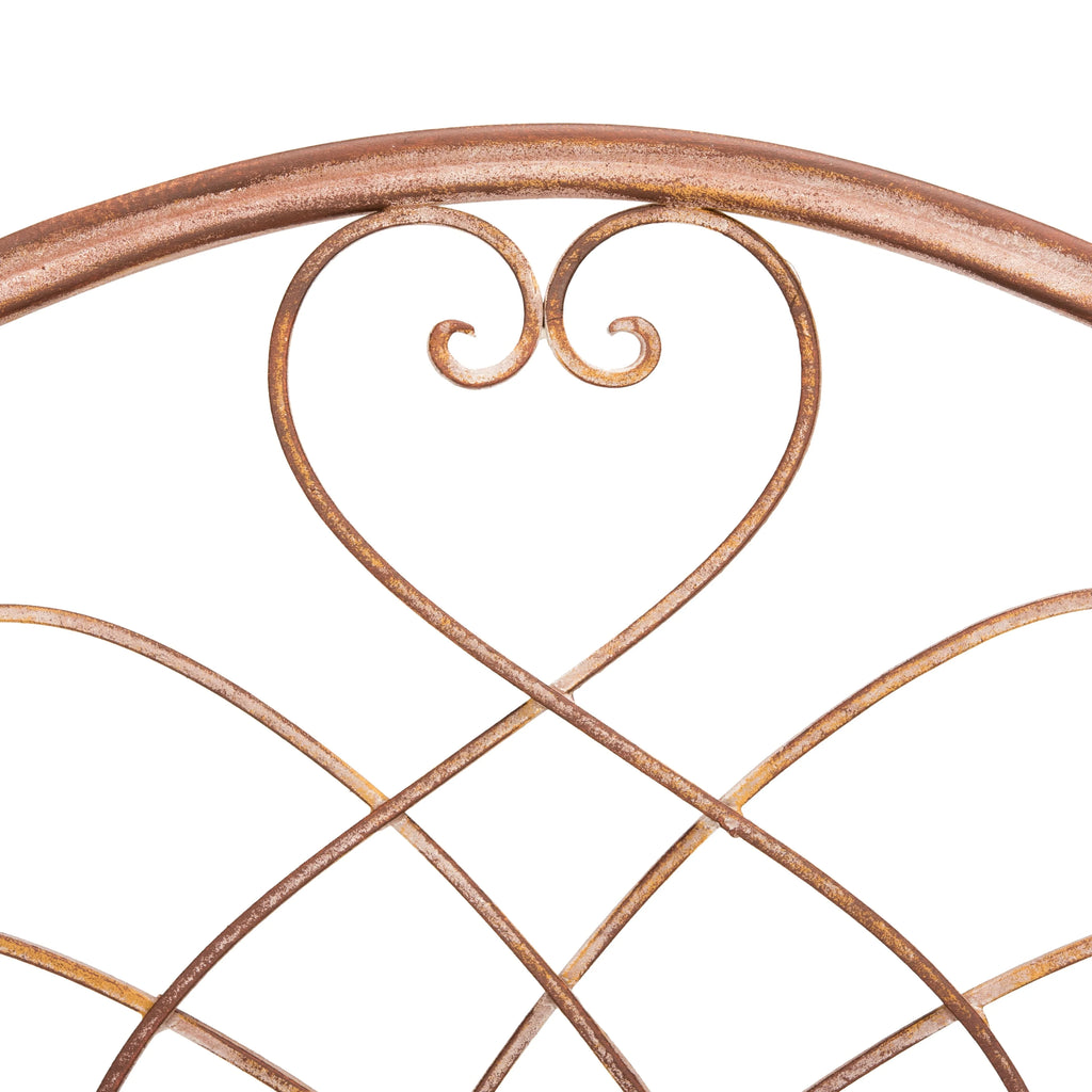 SAFAVIEH Bryn Scaffale da panettiere da esterno a 4 ripiani in ferro battuto vittoriano - 25 pollici L x 15 pollici P x 63 pollici H - 25 L x 15 P x 63 H