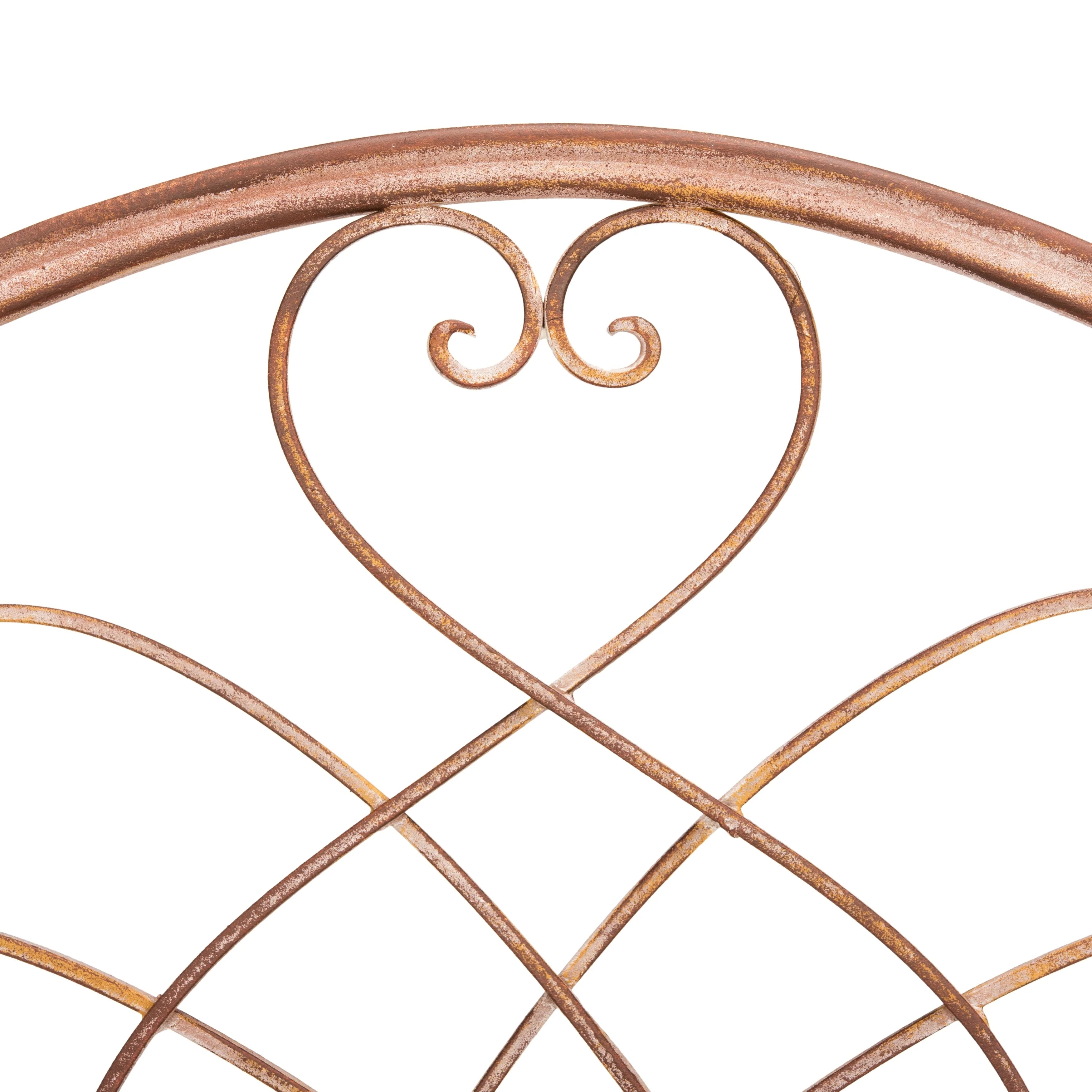 SAFAVIEH Bryn Scaffale da panettiere da esterno a 4 ripiani in ferro battuto vittoriano - 25 pollici L x 15 pollici P x 63 pollici H - 25 L x 15 P x 63 H