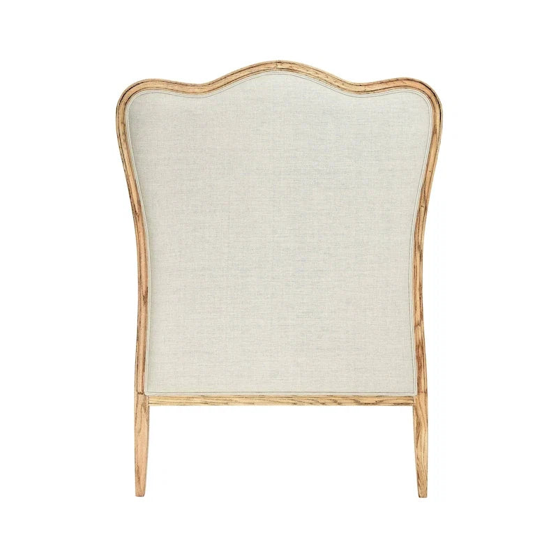 Testiera in rovere e lino