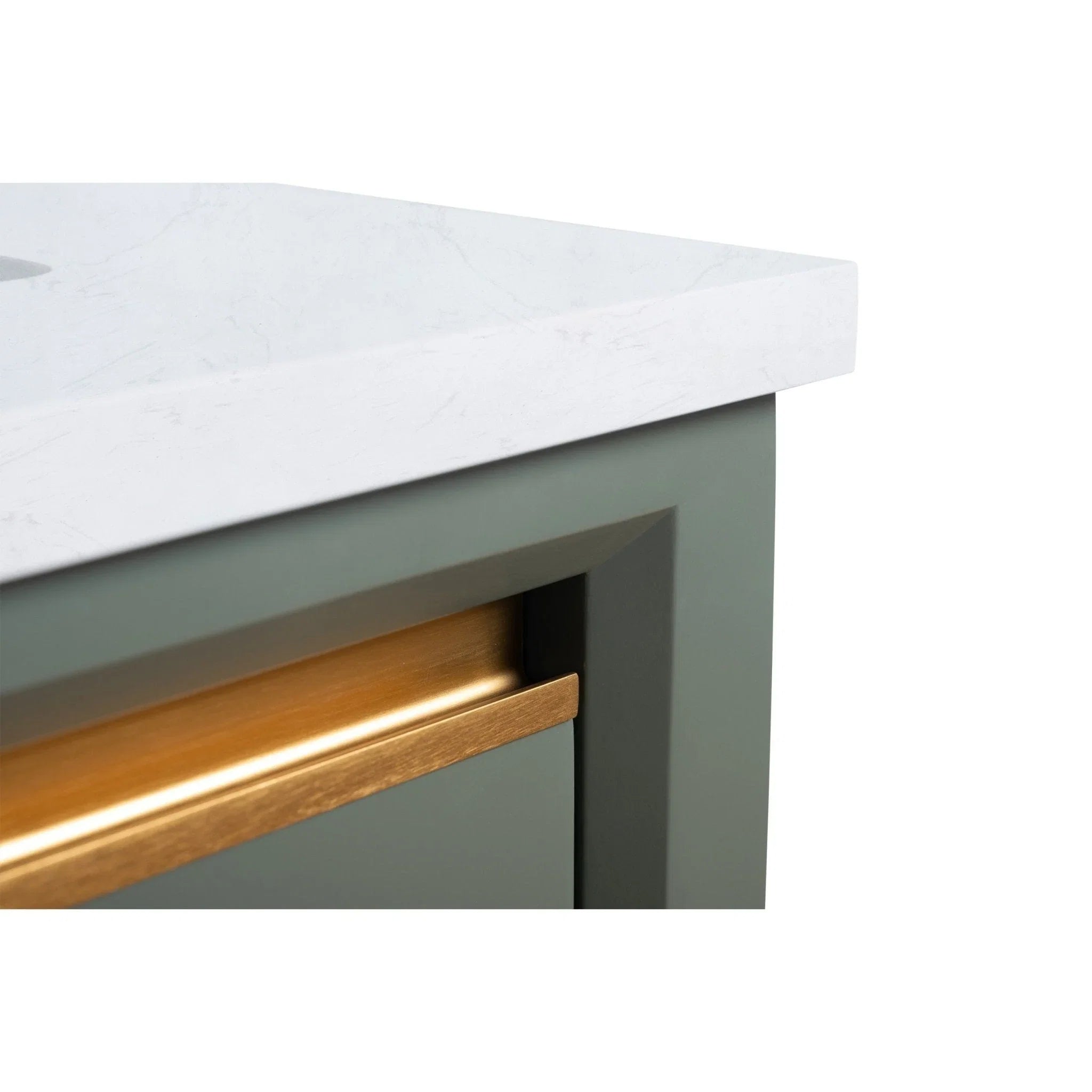 Mobile da Bagno Vanity Art con Lavabo in Ceramica e Top in Marmo Ricomposto