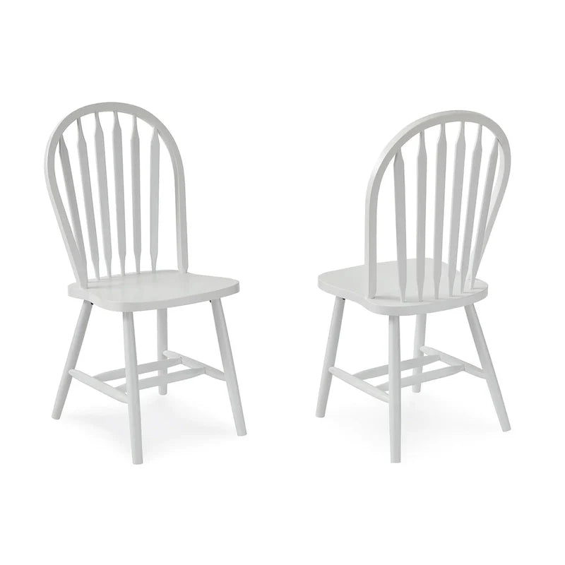 Sedia da pranzo in legno massello Windsor Arrowback