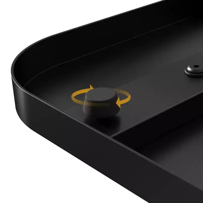 47.4 Tavolo Console Rustico da Fattoria con Cornice in Metallo Nero Tavolino Stretto per Divano per Soggiorno, Corridoio, Ingresso