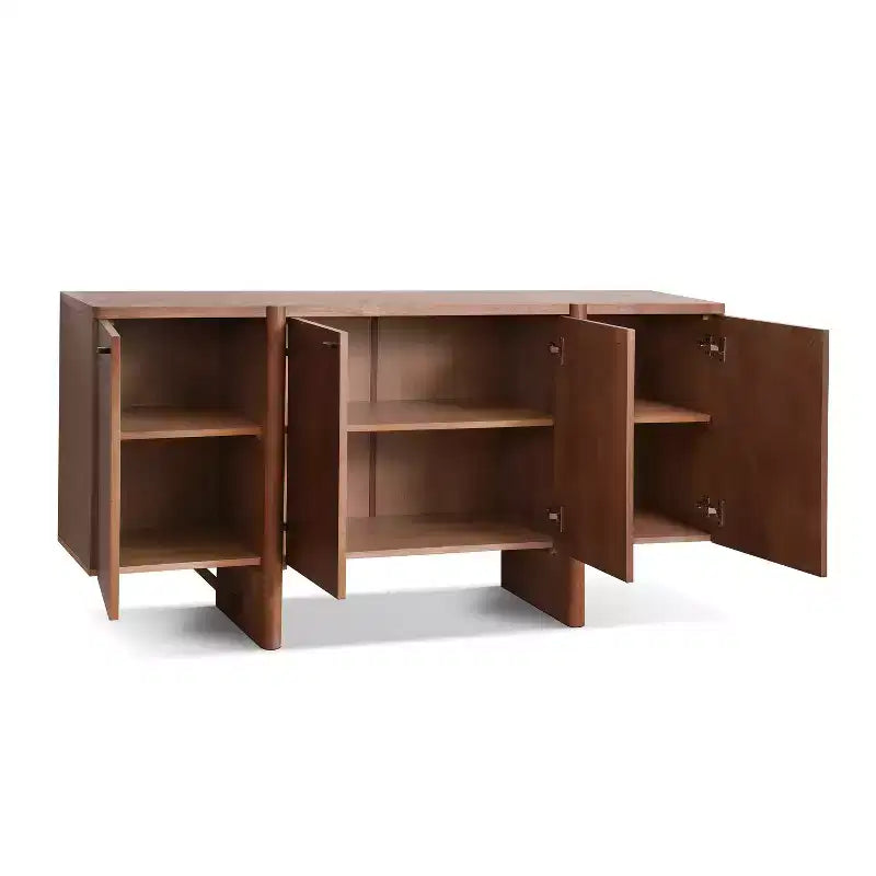 Madia Moderna Minimalista in Legno Versatile con Contenitore