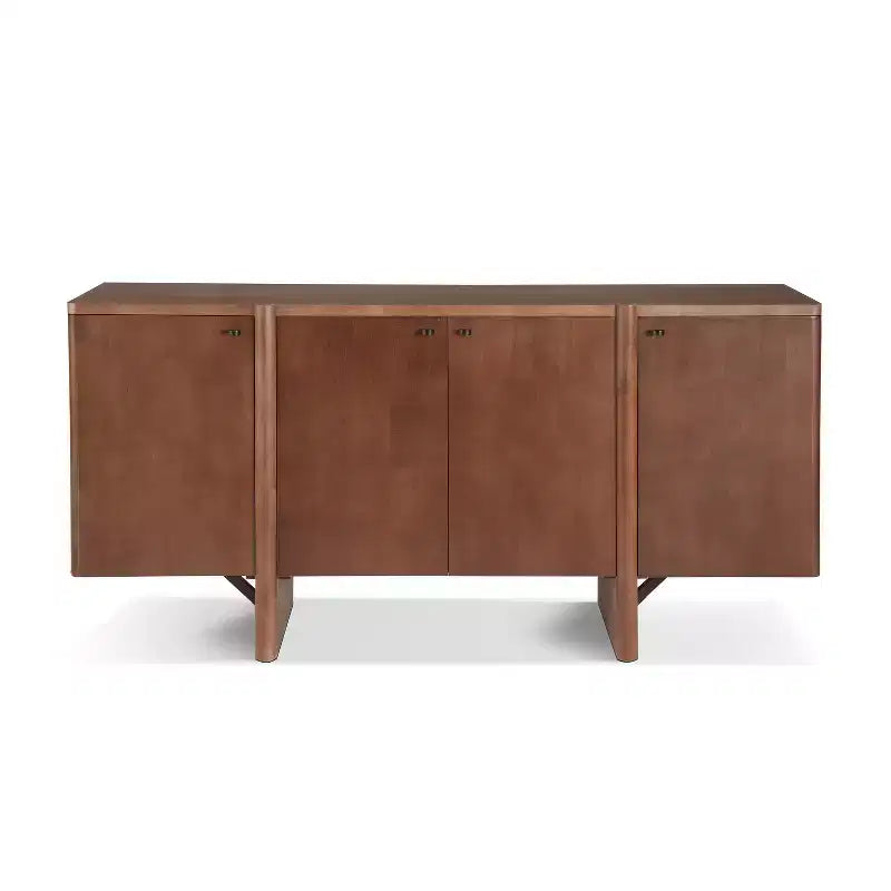 Madia Moderna Minimalista in Legno Versatile con Contenitore