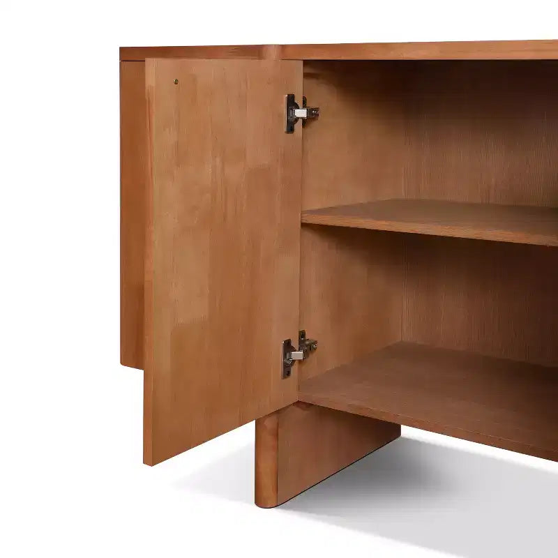 Madia Moderna Minimalista in Legno Versatile con Contenitore