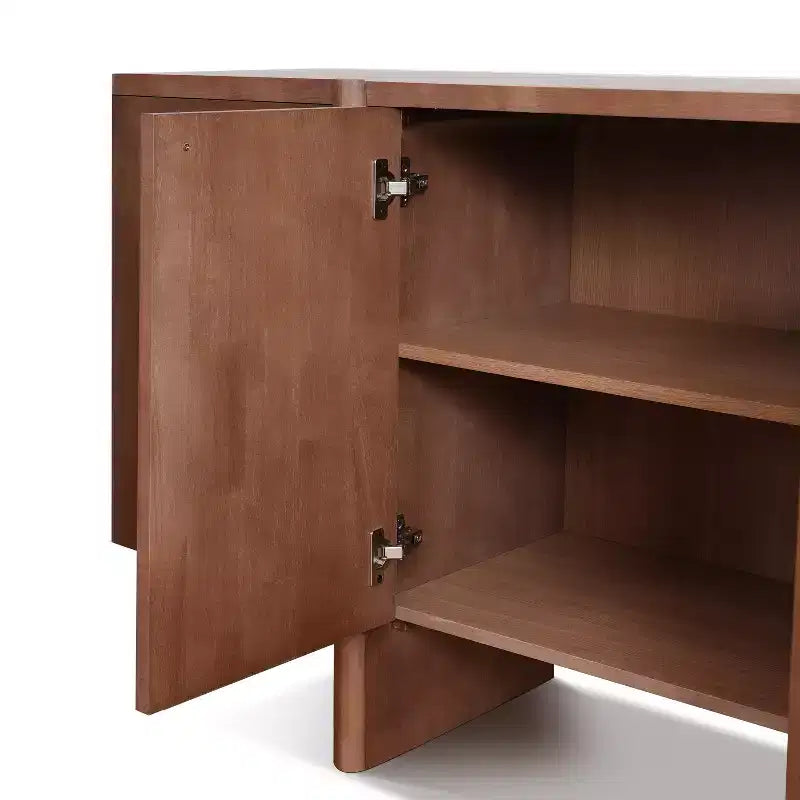 Madia Moderna Minimalista in Legno Versatile con Contenitore