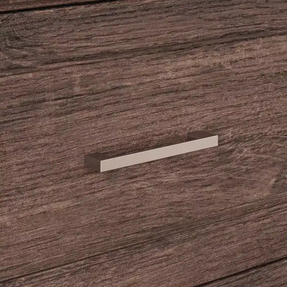 Comodino a 3 cassetti grande capacità, mobiletto comodino vintage in legno, armadietto laterale