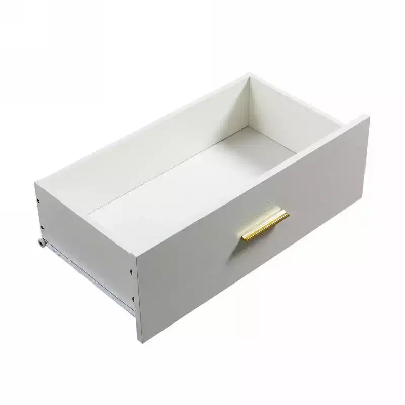 Comò moderno 8/9 cassetti con maniglie dorate, cassettiera ampia per camera da letto o soggiorno