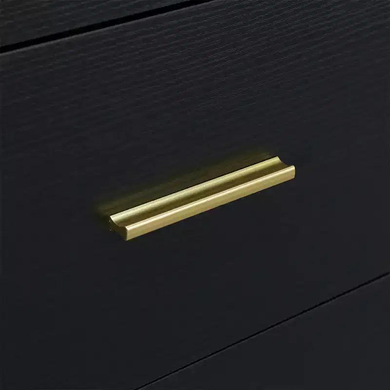 Comò moderno 8/9 cassetti con maniglie dorate, cassettiera ampia per camera da letto o soggiorno