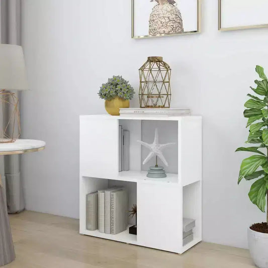 Libreria Media in Legno Composito Bianco