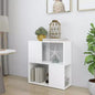 Libreria Media in Legno Composito Bianco