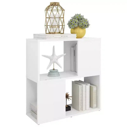 Libreria Media in Legno Composito Bianco