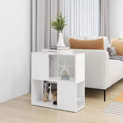 Libreria Media in Legno Composito Bianco
