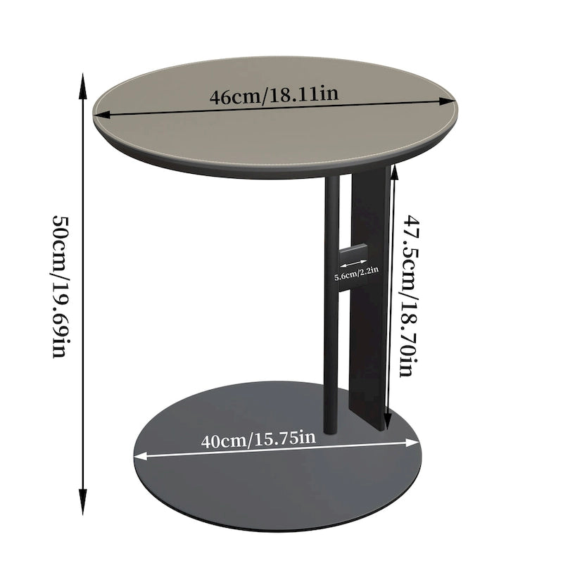 Tavolino da caffè quadrato moderno con 2 cassetti, tavolino laterale bianco Mecha Styling da 80 cm (tavoli grandi/piccoli venduti separatamente)