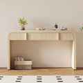 Table console unique en silhouette arrondie moderne