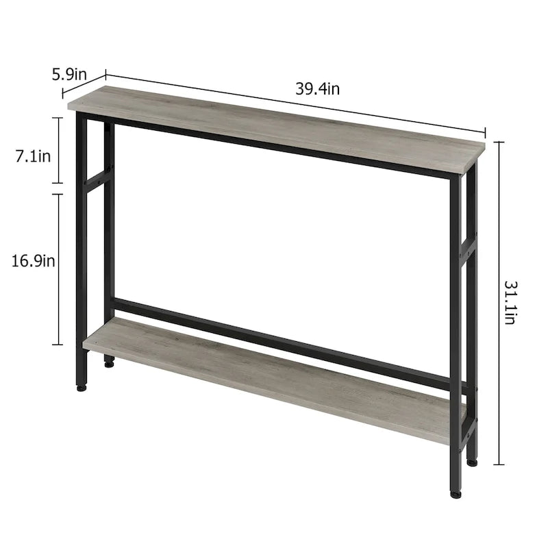 Tavolino stretto da 5.9'' per il soggiorno