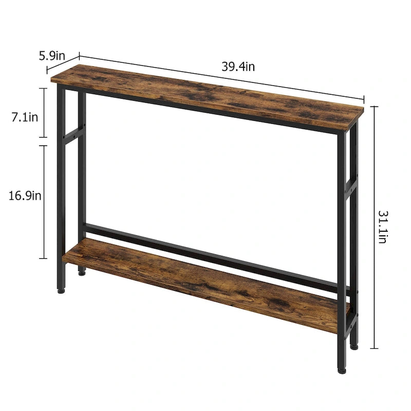 Tavolino stretto da 5.9'' per il soggiorno
