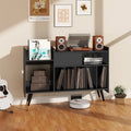 Mobile giradischi con contenitore per vinili - 13.78P x 47.24L x 33.66A