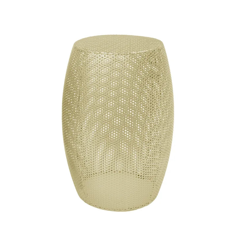 Christopher Knight Home Set di 2 tavolini rotondi in metallo con struttura cava - 16,5 L x 16,5 P x 20,75 H