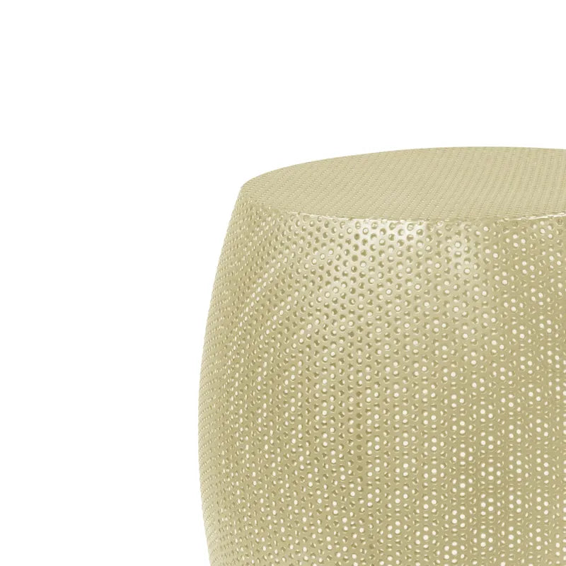 Christopher Knight Home Set di 2 tavolini rotondi in metallo con struttura cava - 16,5 L x 16,5 P x 20,75 H