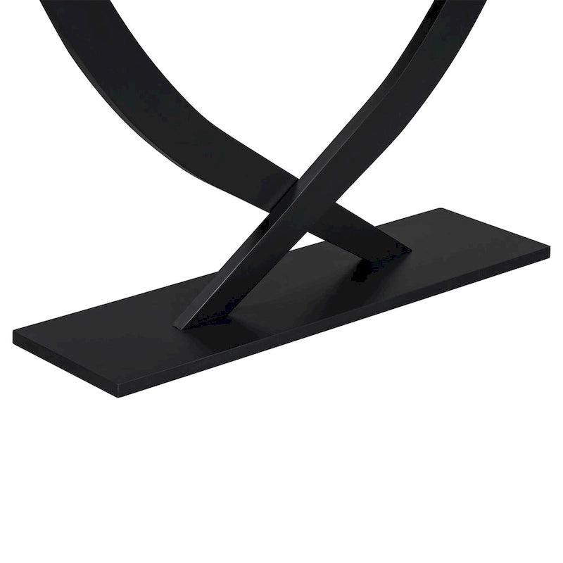 Christopher Knight Home - Mirod, console de style rustique moderne avec pieds en X pour salon et chambre à coucher