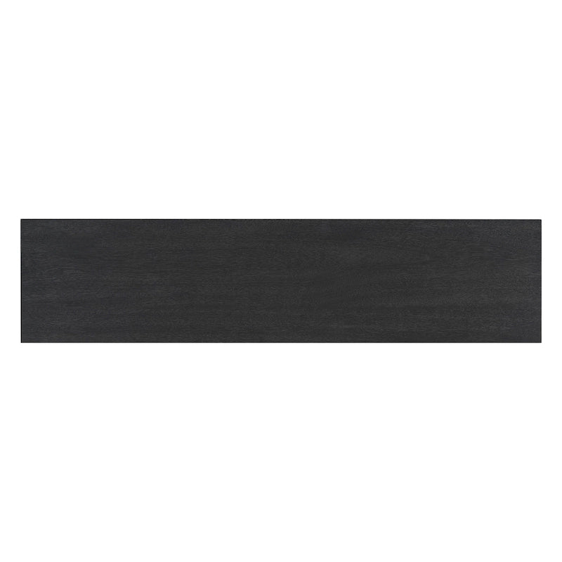 Christopher Knight Home - Tavolino Consolle Elegante Mirod con Impiallacciatura in Legno Naturale e Robusta Base a V