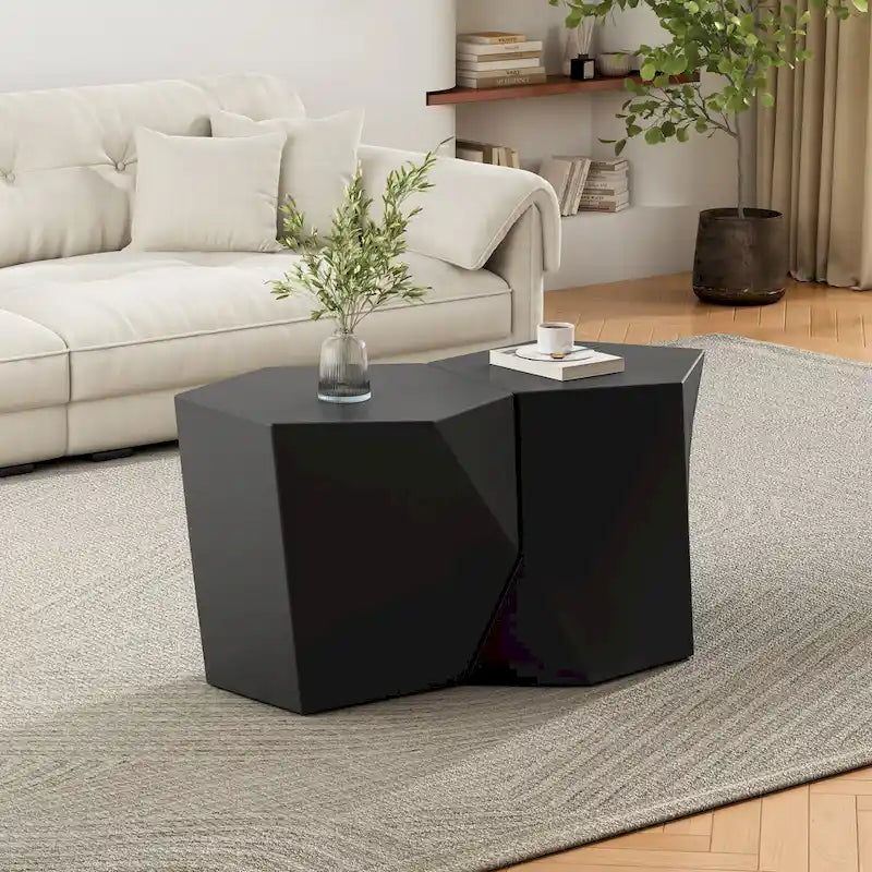Christopher Knight Home - Ensemble de tables basses modernes MGO CloudHouse avec design géométrique
