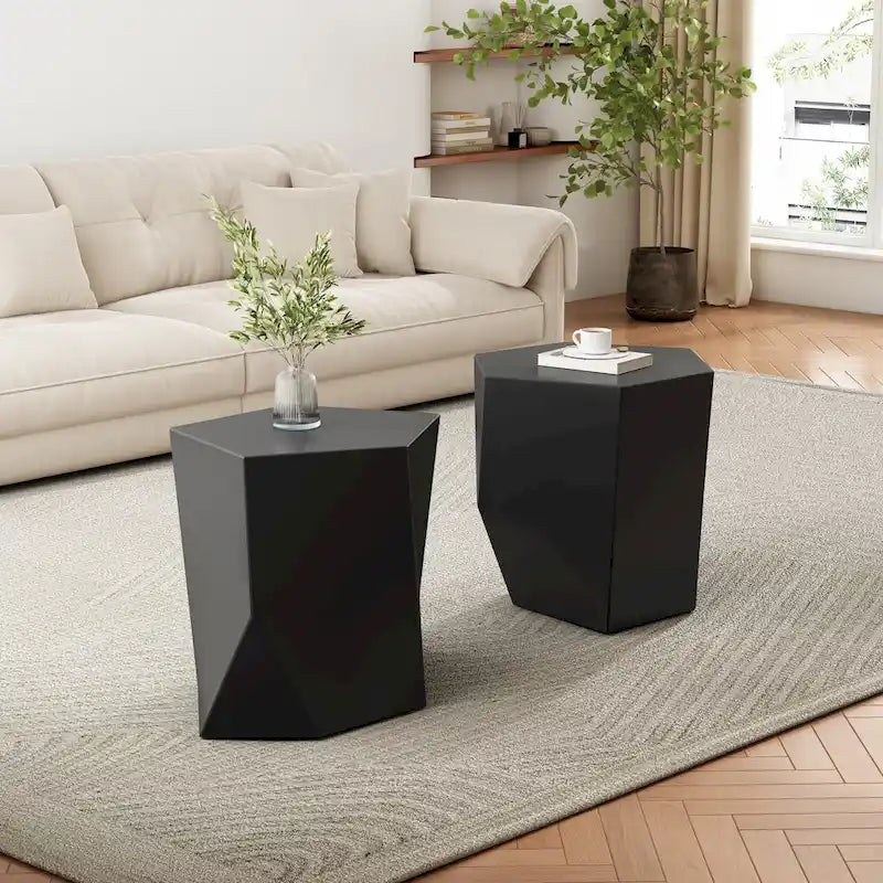 Christopher Knight Home - Ensemble de tables basses modernes MGO CloudHouse avec design géométrique