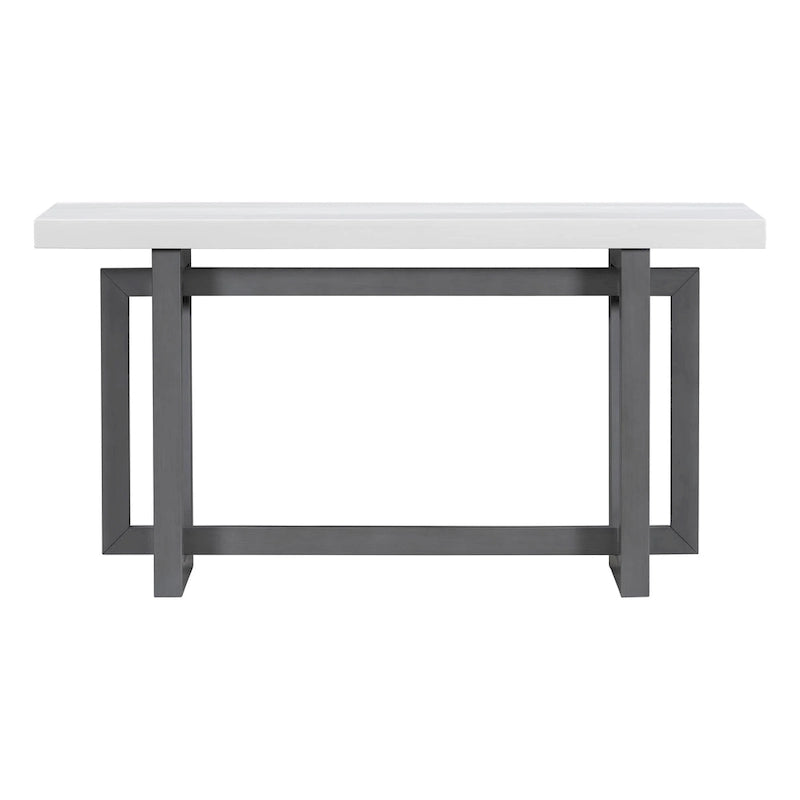 Tavolo Consolle Contemporaneo con Piano in Legno, Tavolo da Ingresso Extra Lungo per Ingresso, Corridoio, Soggiorno, Atrio, Passaggio