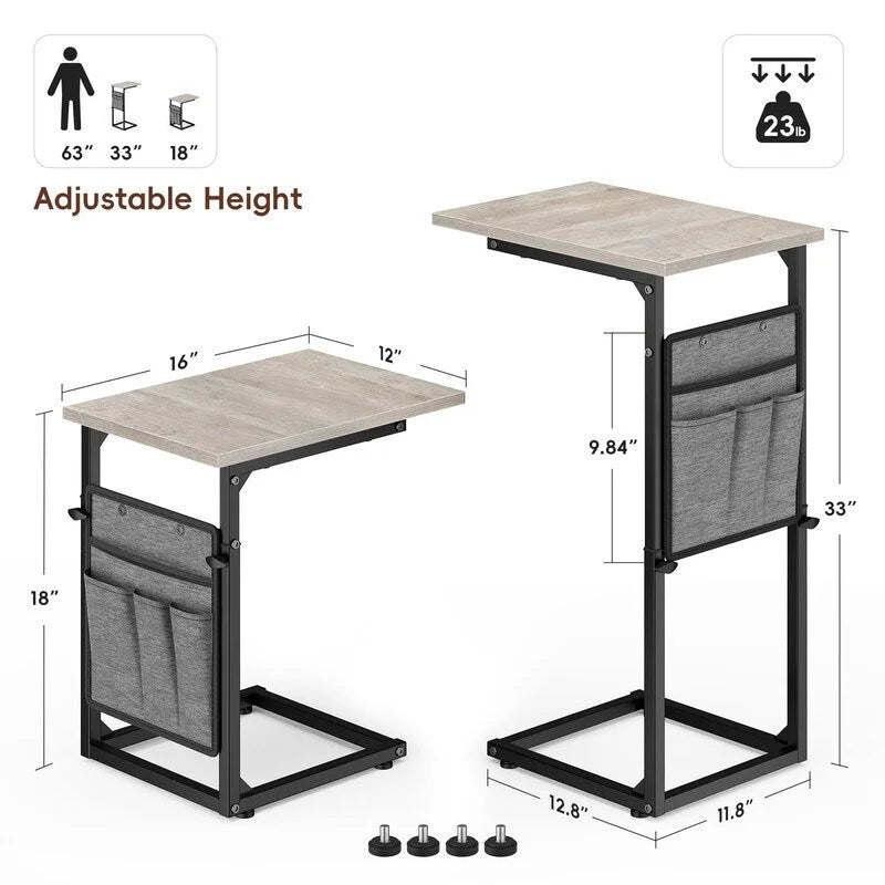 Tavolino a C - 16P x 12L x 33A