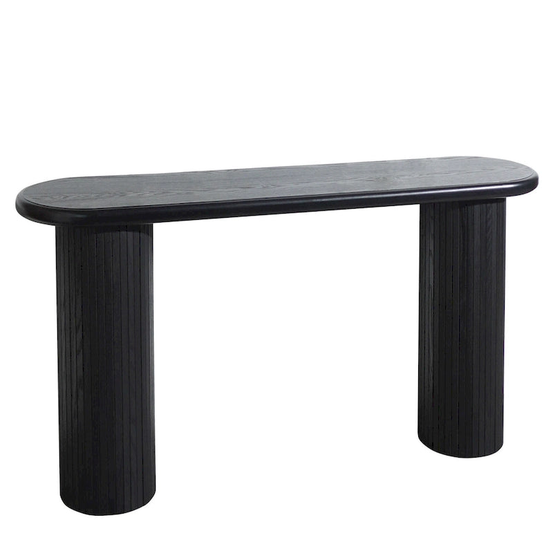 Consolle in legno da 60" con gambe a coste