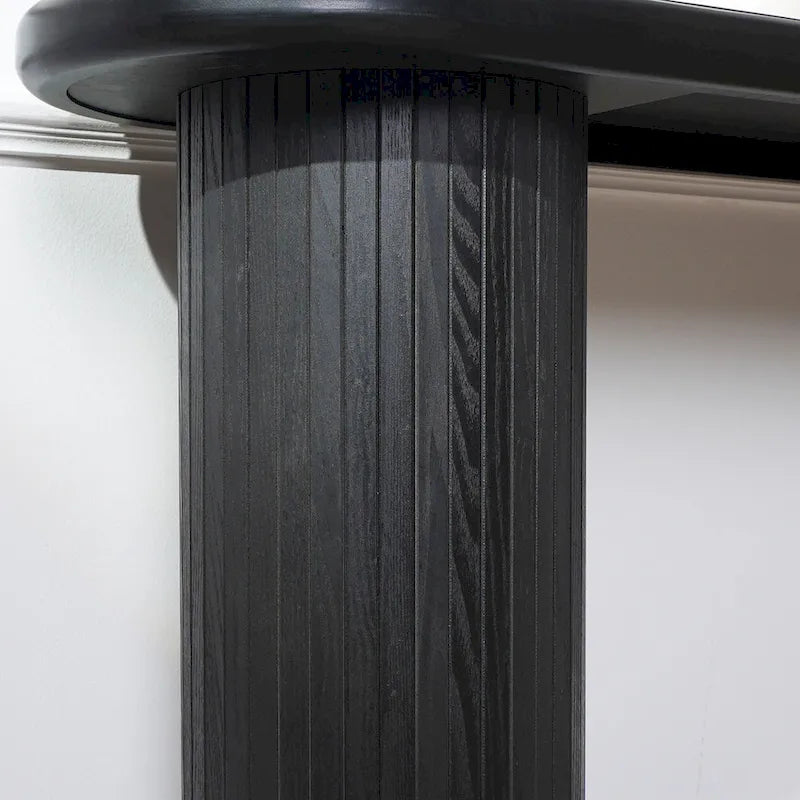 Consolle in legno da 60" con gambe a coste