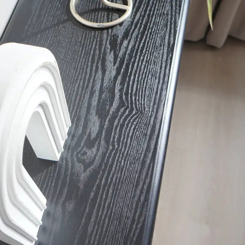 Consolle in legno da 60" con gambe a coste