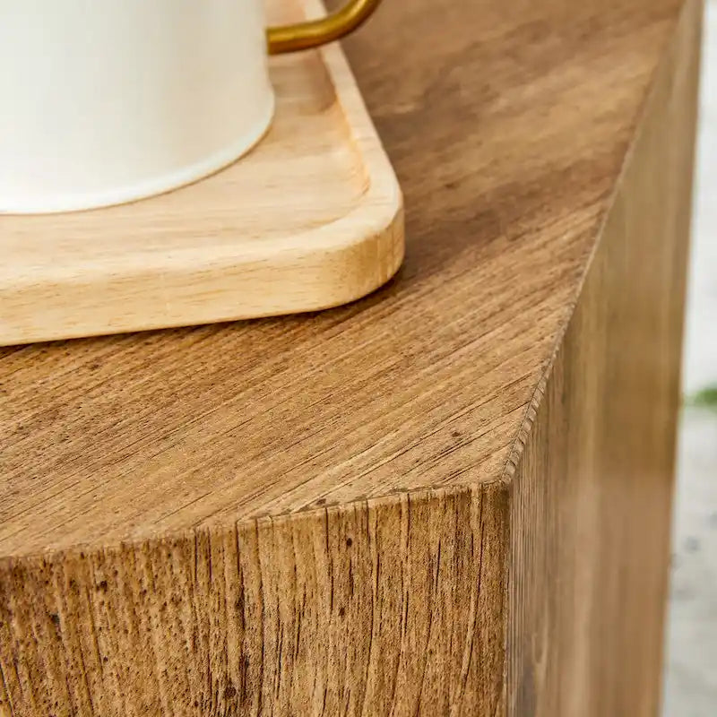 Tavolino da caffè esagonale Struttura goffrata con tappetino antiscivolo Tavolino da salotto per piccoli spazi