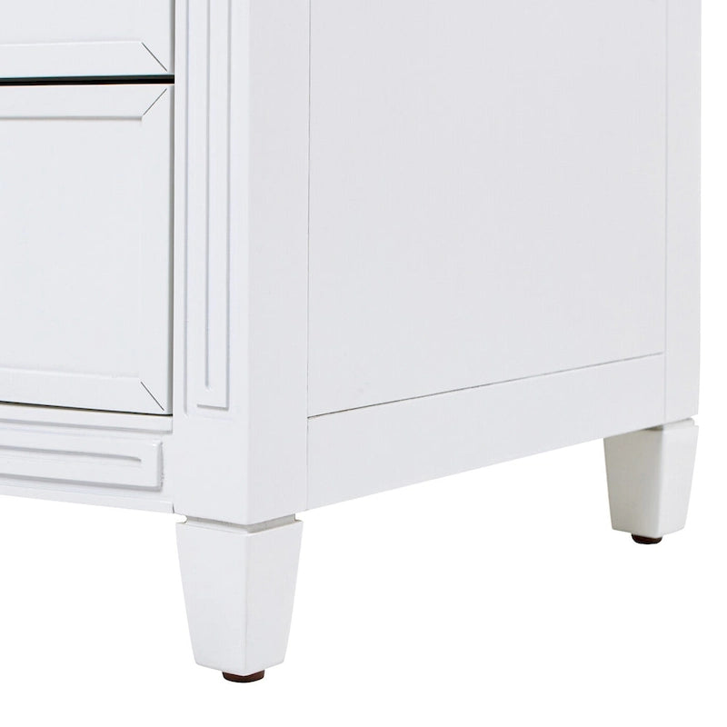 Table d'appoint de rangement Dauphin 23.5 à 3 tiroirs