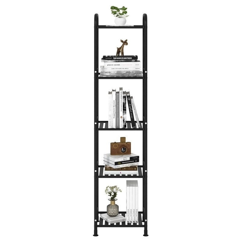 Scaffale stretto a 5 ripiani per bagno - 13P x 11L x 54,7A