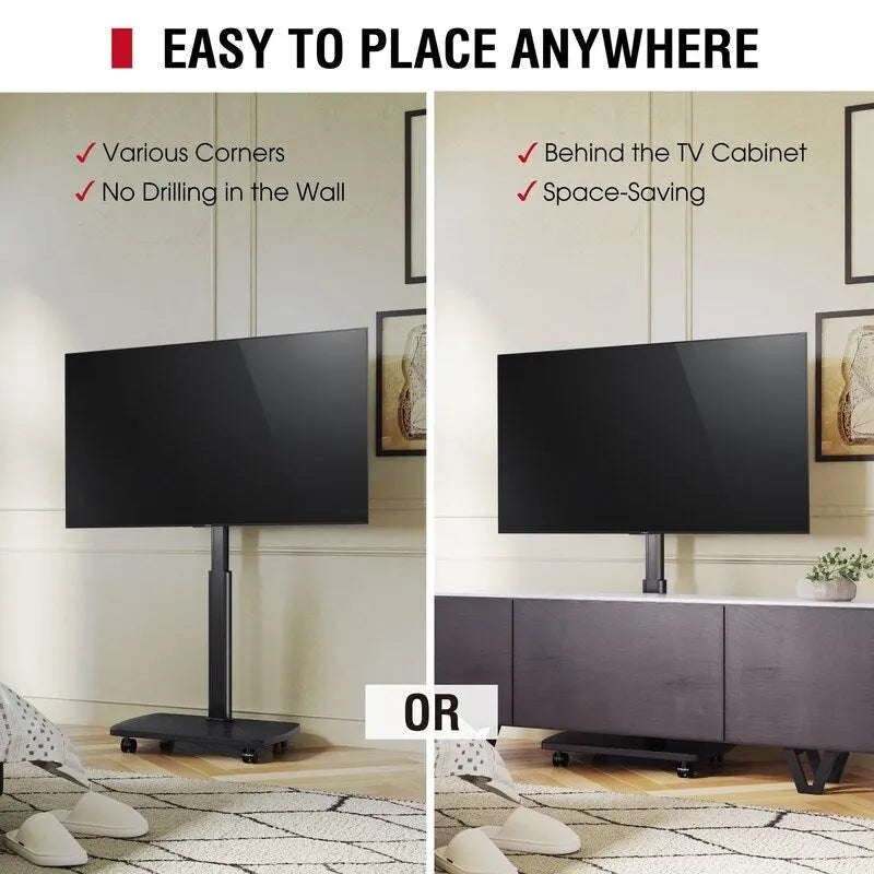 Supporto TV con ruote
