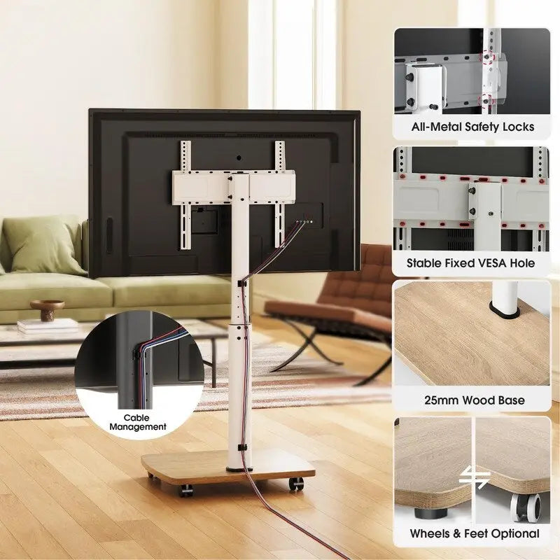 Supporto TV con ruote