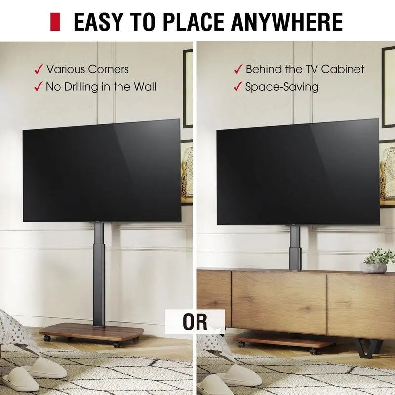 Supporto TV con ruote