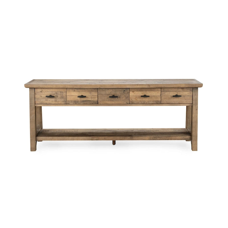 Classic Home Tavolo Consolle Talladega in Pino Riciclato
