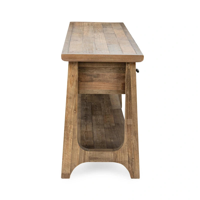 Classic Home Tavolo Consolle Talladega in Pino Riciclato