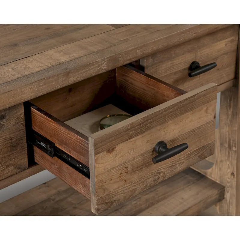 Classic Home Tavolo Consolle Talladega in Pino Riciclato