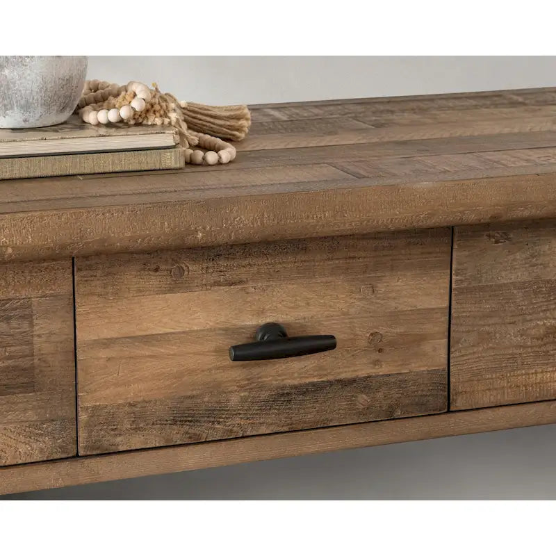 Classic Home Tavolo Consolle Talladega in Pino Riciclato