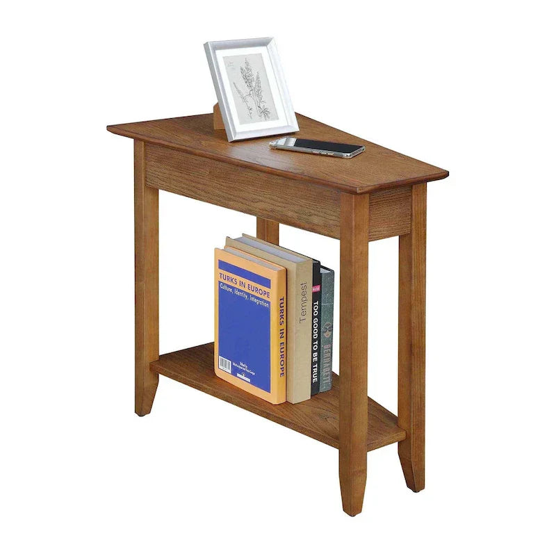 Convenience Concepts Tavolino a cuneo American Heritage con ripiano