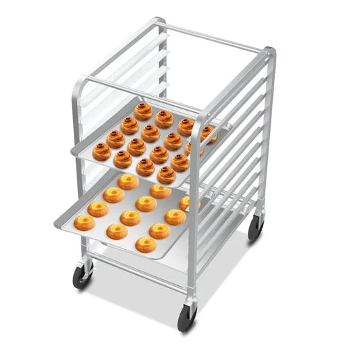 Carrello da Forno a 10/20 Ripiani in Acciaio Inossidabile per Teglie da Forno