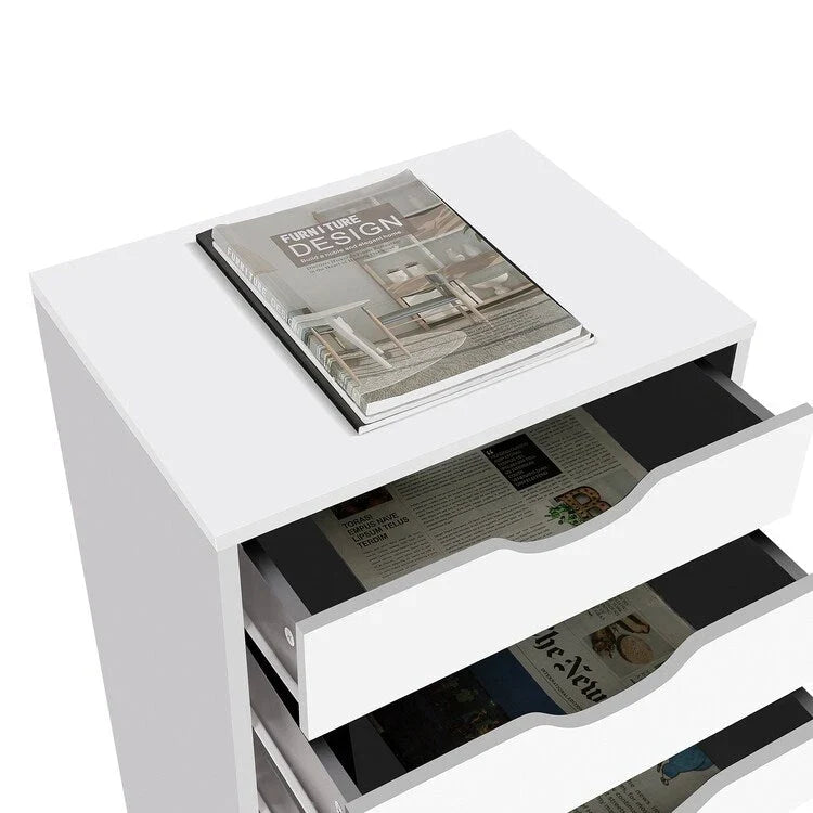 Schedari per ufficio Classificatori in legno Cassettiere orizzontali Classificatori in legno Contenitori su rotelle Contenitori mobili