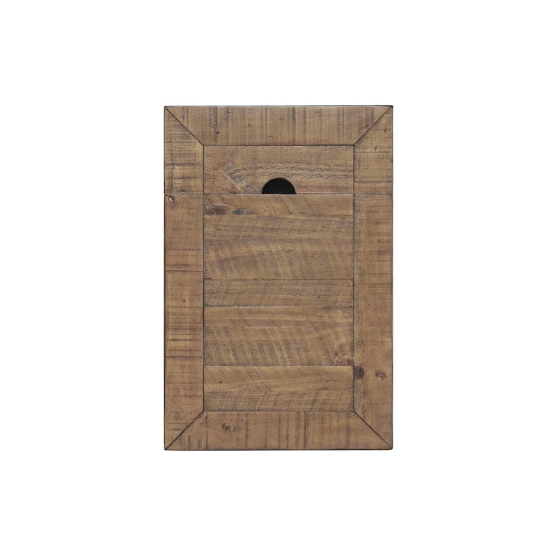 Tavolino da divano/poltrona Monterey in legno massiccio con prese di corrente nascoste