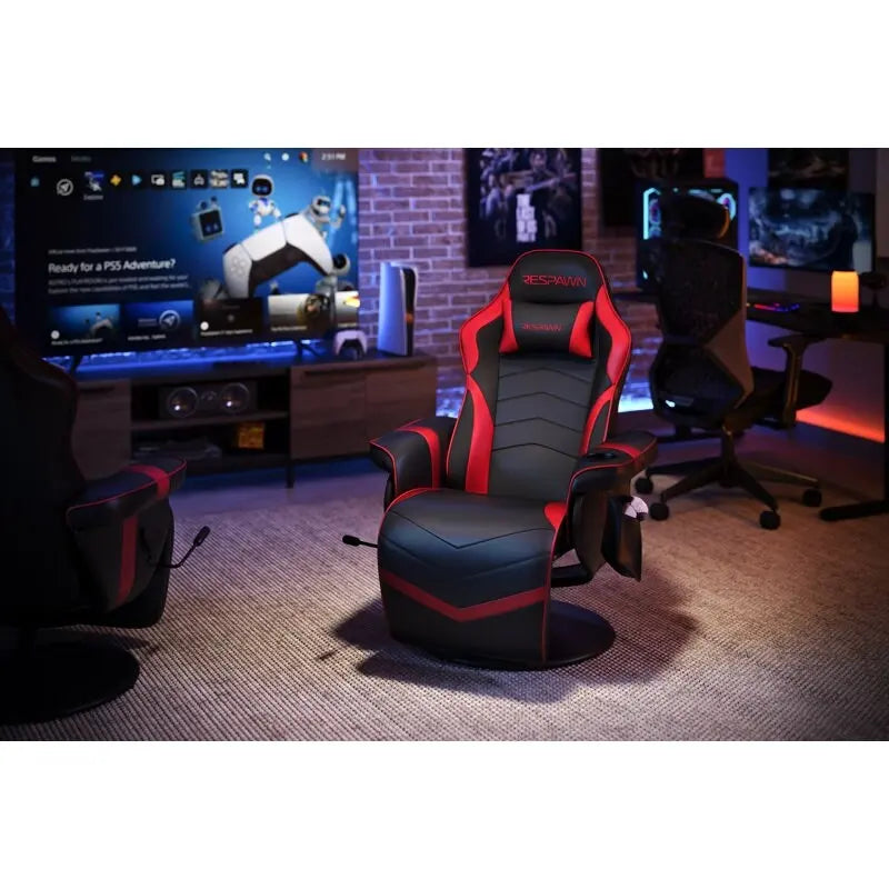 Poltrona reclinabile da gaming - Sedia da gaming reclinabile con poggiapiedi
